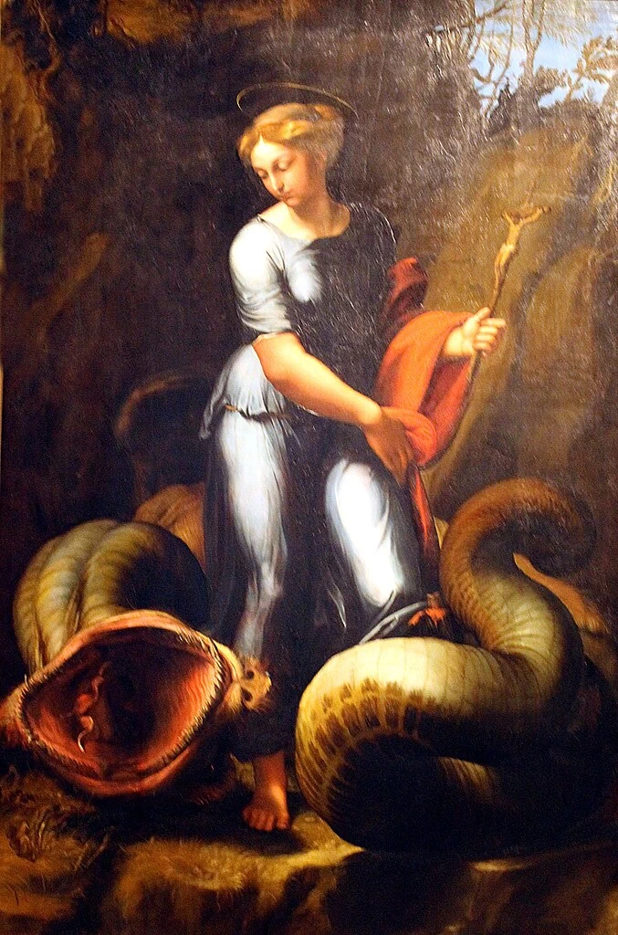 St Margherita 1518 circa . Vienna, Kunsthistorisches Museum